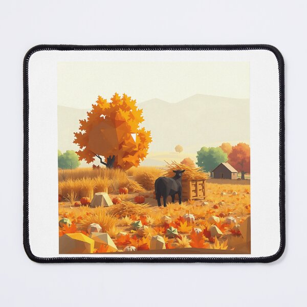 Item preview, Modern Polygonal Harvest Scene designed and sold by sharon1210.