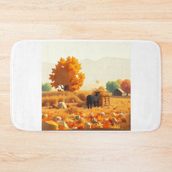 Item preview, Modern Polygonal Harvest Scene designed and sold by sharon1210.