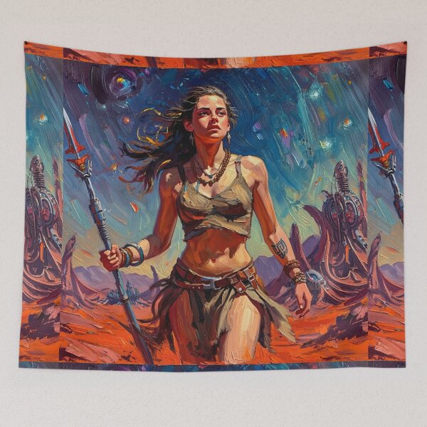 Item preview, A Princess of Mars illustration from the story by Edgar Rice Burroughs designed and sold by Vintage Designs +.