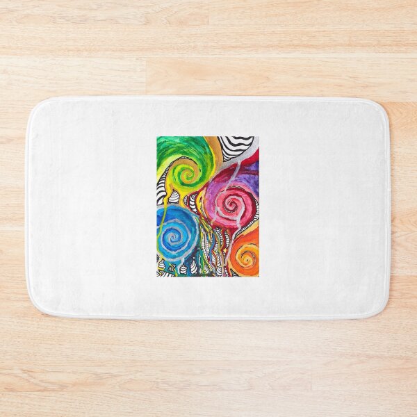 Item preview, Dripping colorful trippy spirals designed and sold by obrownwolf.