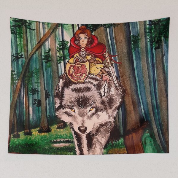 Item preview, The Warrior with the Rose designed and sold by LoupAnge51.