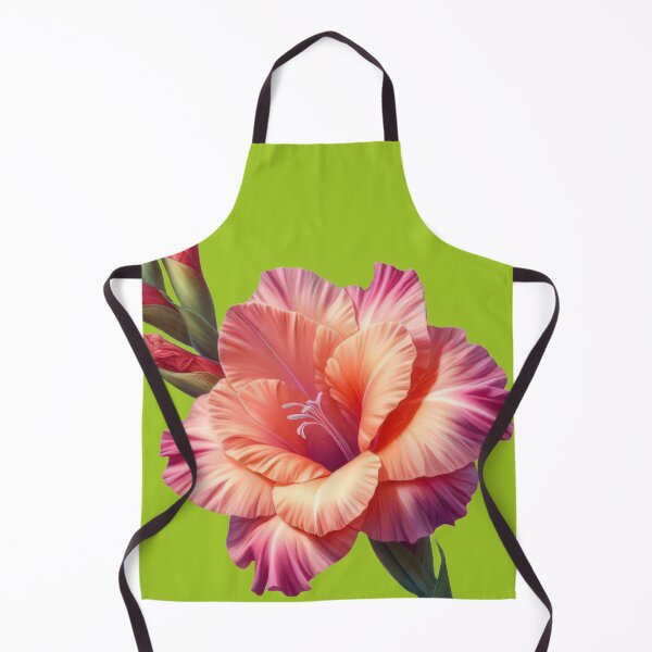 Item preview, Elegant Pink and Peach Gladiolus Flower designed and sold by IraBum.