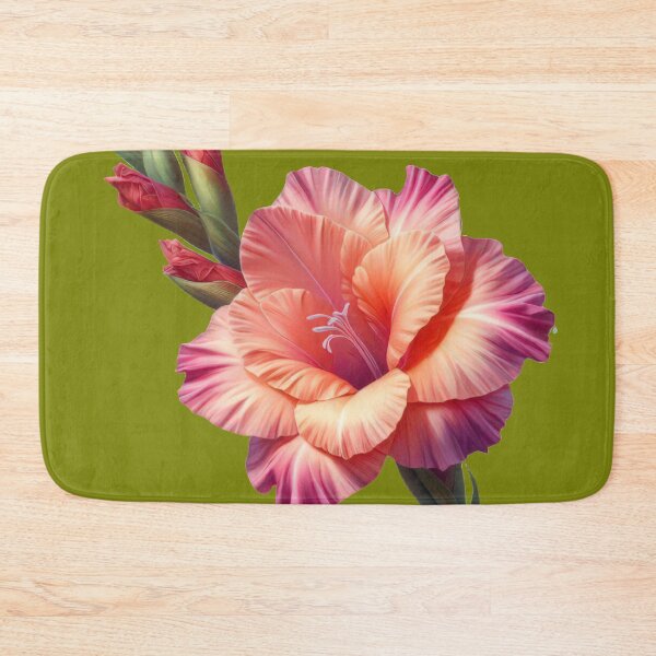 Item preview,  Elegant Pink and Peach Gladiolus Flower designed and sold by IraBum.