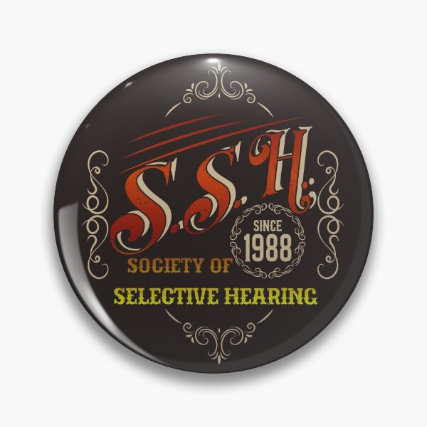 Item preview, Society of Selective Hearing designed and sold by Milena R..