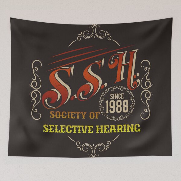 Item preview, Society of Selective Hearing designed and sold by Milena R..