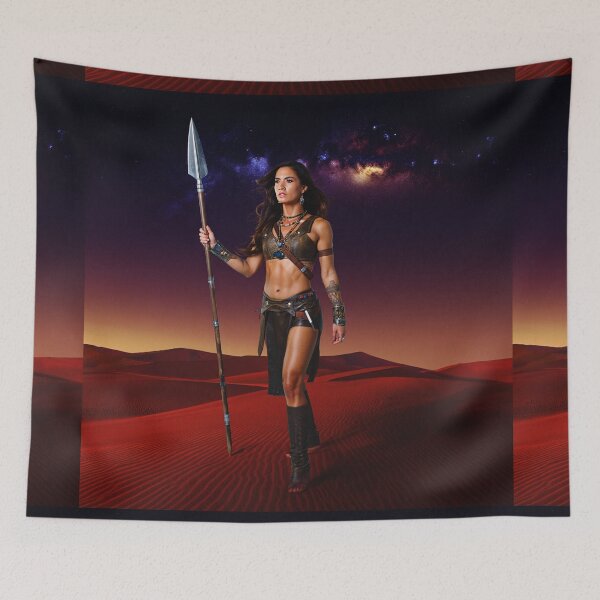 Item preview, Barbarian Princess of Mars with spear designed and sold by Vintage Designs +.