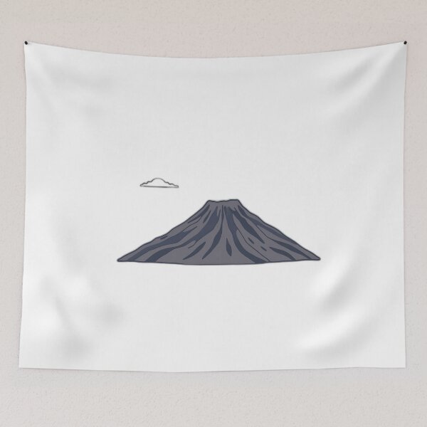 Item preview, Minimalist Volcanic Island Illustration designed and sold by sharon1210.