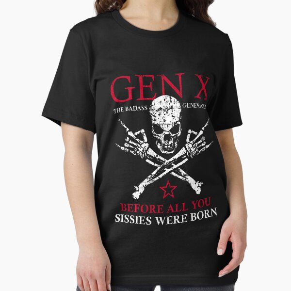 Item preview, X Generation Before All You Sissie Were Born Skull Rock Hand designed and sold by Guytastic.