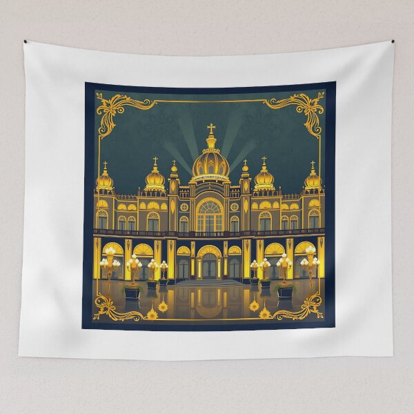 Item preview, Art Deco Royal Palace Poster designed and sold by sharon1210.