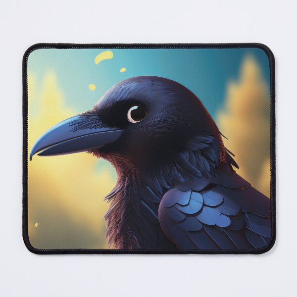 Item preview, Shadow Feathers – Anime Raven Portrait designed and sold by Becky-Poppins.