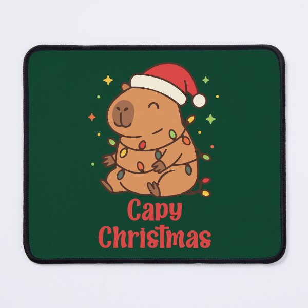 Aperçu de l'œuvre Capy Noël créée et vendue par RatArt Designs.