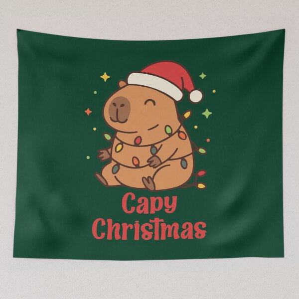 Item preview, Capy Christmas designed and sold by RatArt Designs.