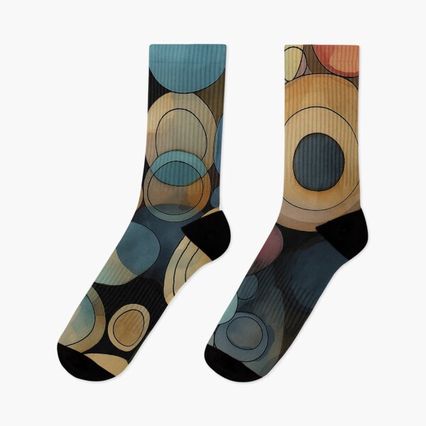 Item preview, Retro Orbit – Soft Mid-Century Abstract Circle Design designed and sold by newnomads-art.
