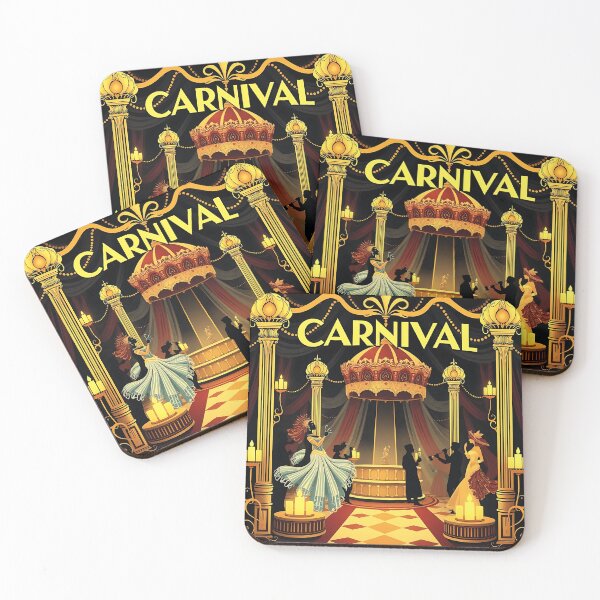 Item preview, Art Deco Carnival Scene designed and sold by sharon1210.
