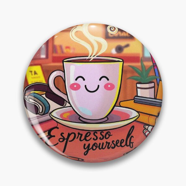 Item preview, Espresso Yourself pun designed and sold by Vintage Designs +.