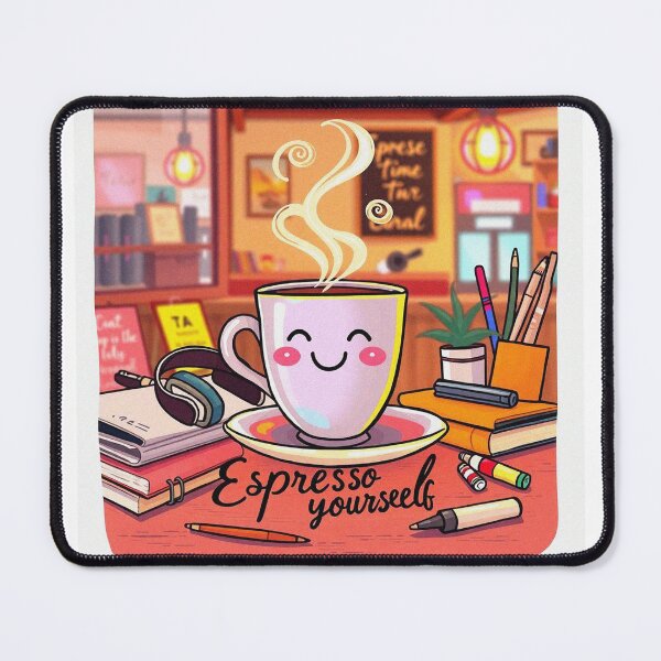 Item preview, Espresso Yourself pun designed and sold by Vintage Designs +.
