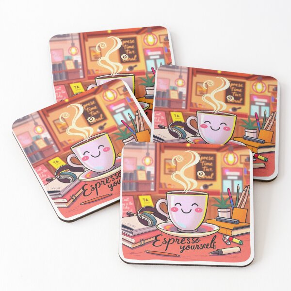 Item preview, Espresso Yourself pun designed and sold by Vintage Designs +.