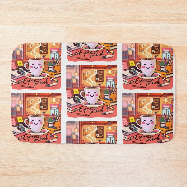 Item preview, Espresso Yourself pun designed and sold by Vintage Designs +.