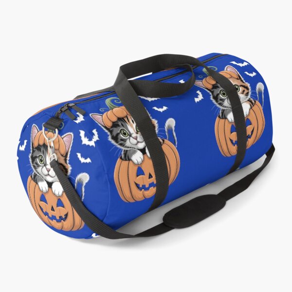 Item preview, Cute Halloween Kitten in a Pumpkin designed and sold by wzetart.