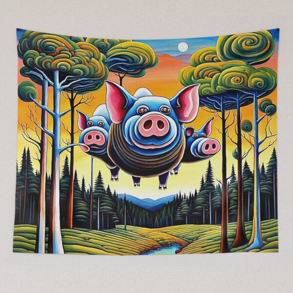 Item preview, And Pigs might fly designed and sold by George Hutton Hunter.