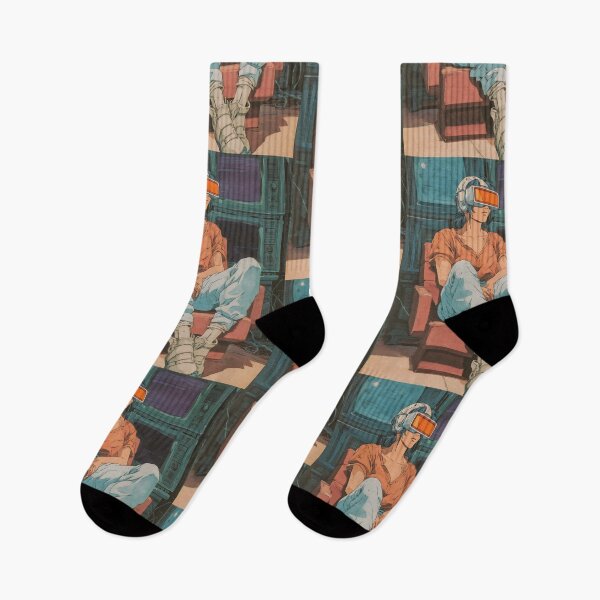 Item preview, Glitchy Vintage Cyberpunk Anime designed and sold by bapupa.