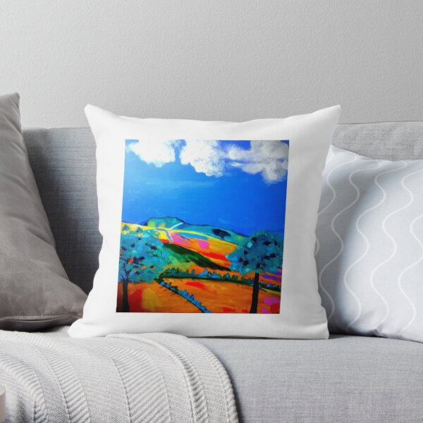 The Sleeping Giant Throw Pillow for Sale by Rochelle Smith