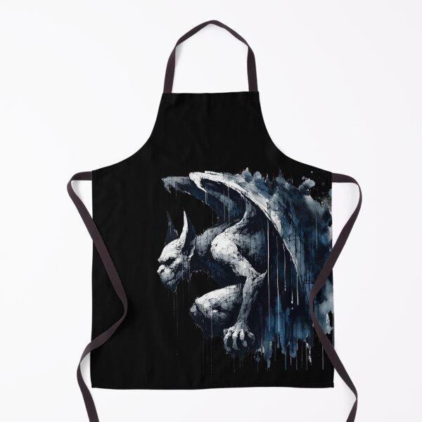 Item preview, Gargoyle Guardian: Gothic Sculpted Protector in Ink designed and sold by LuminShadowArt.