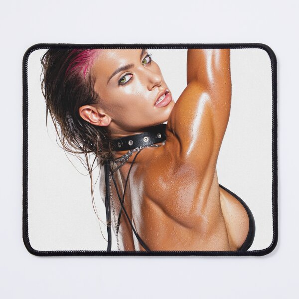 Item preview, Fit gym model woman posing with arms up designed and sold by Vintage Designs +.