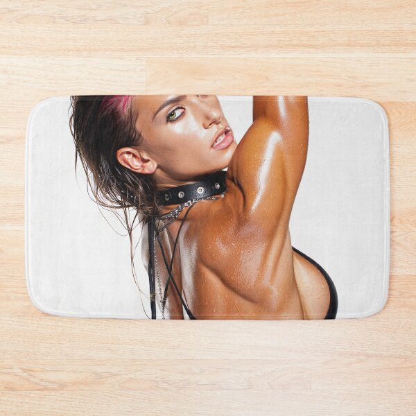 Item preview, Fit gym model woman posing with arms up designed and sold by Vintage Designs +.