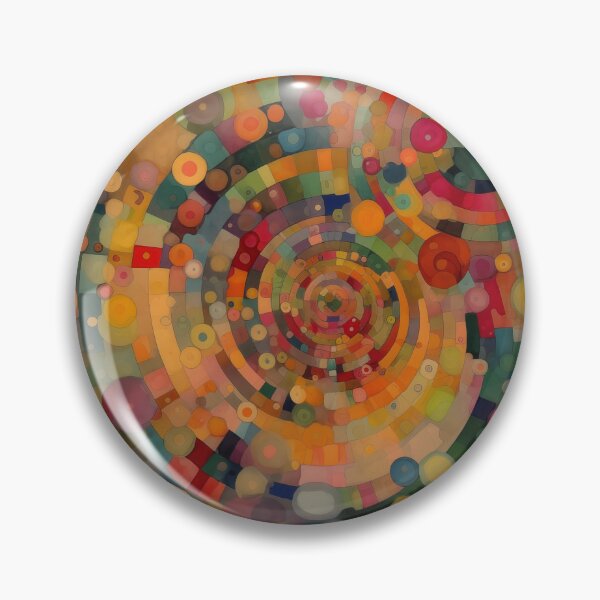 Item preview, Chromatic Spiral – Geometric Mandala of Color and Motion designed and sold by newnomads-art.