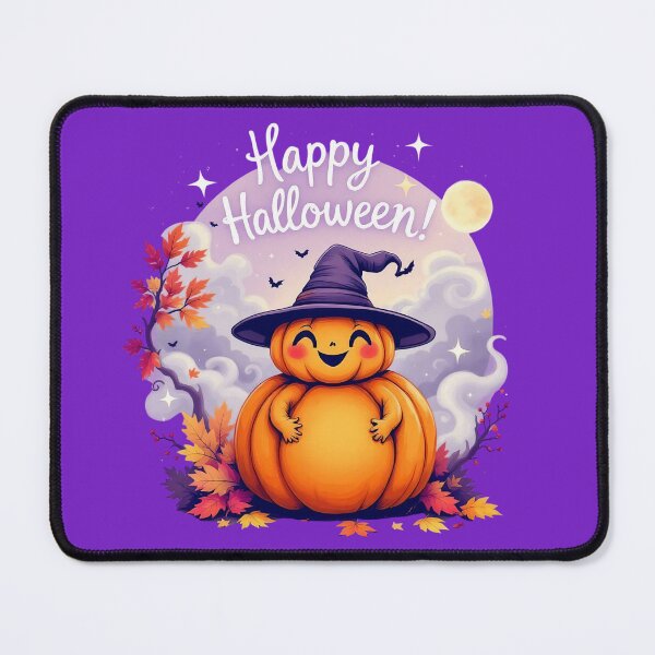 Item preview, Happy Halloween Pregnant Pumpkin Witch Hat Print, Spooky Maternity T-shirt, Baby Shower Digital Art designed and sold by TheGaliyaStudio.