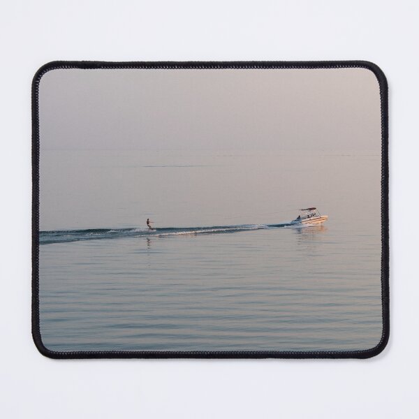 Item preview, Water Skiing Fun on Serene Dusk Sea designed and sold by Georgia Mizuleva.