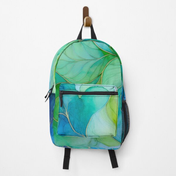 Item preview, Calming Leaves and Water Abstract designed and sold by Jill Nightingale.