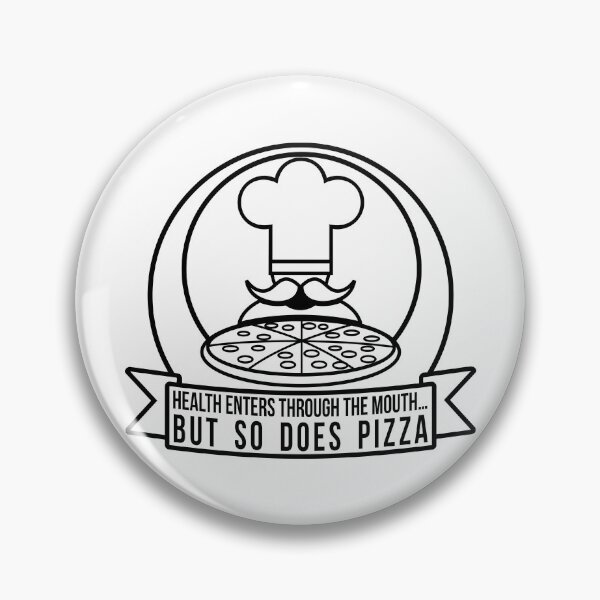 Item preview, Health enters through the mouth… but so does pizza. designed and sold by RedYolk.