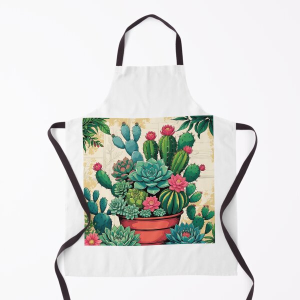 Item preview, succulent cactus flower flowerpot designed and sold by Periush.