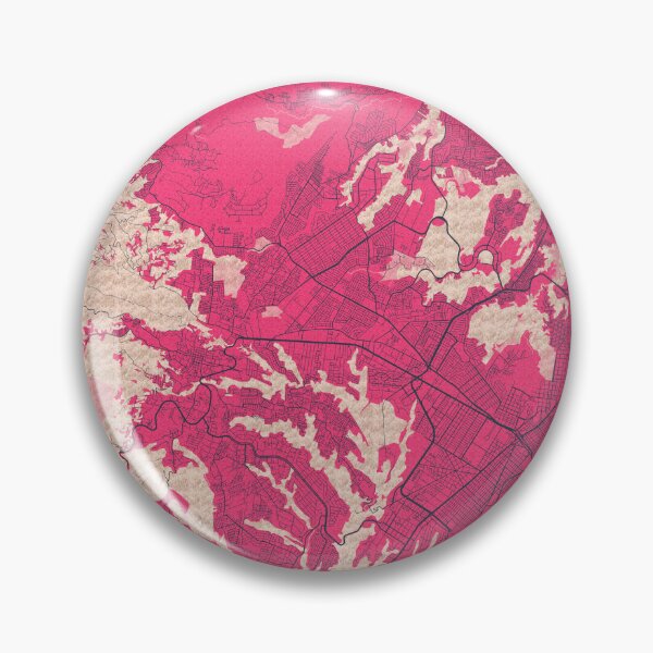 Item preview, Mixco City Map of Guatemala - Blossom designed and sold by deMAP.