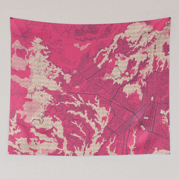 Item preview, Mixco City Map of Guatemala - Blossom designed and sold by deMAP.
