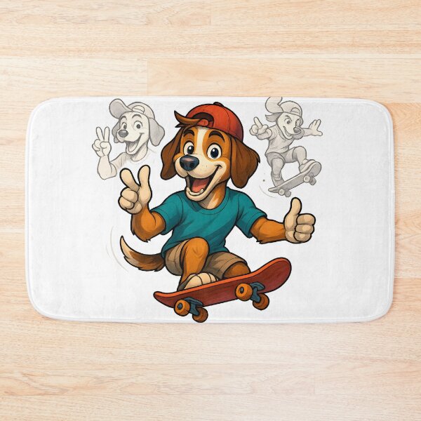 Item preview, Skateboard Dog (Beagle) designed and sold by FreddyE.