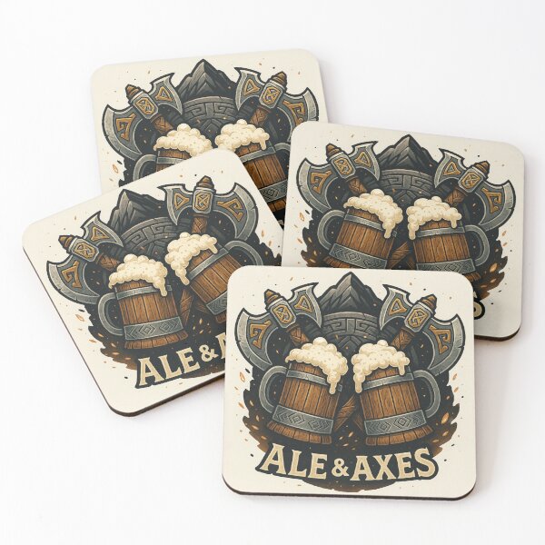 Item preview, Ale and Axes designed and sold by Legendary Loot.