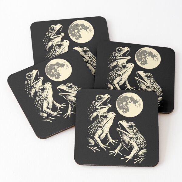 Item preview, Frogs Howling To Moon Wichy Mystical Toad designed and sold by Blok45.