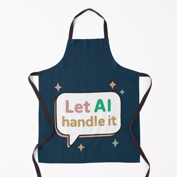 Item preview, Funny AI Quote Speech Bubble Design designed and sold by graphicnew.