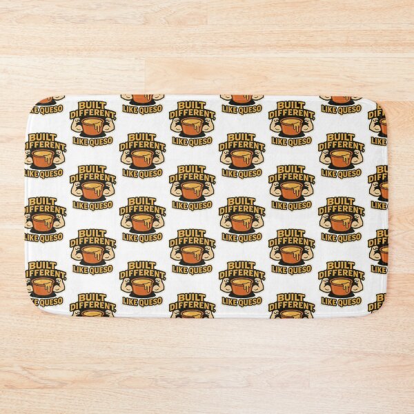 Item preview, Built Different Like Queso | Funny Food Gym Pun for Queso Lovers designed and sold by astersgraphics.
