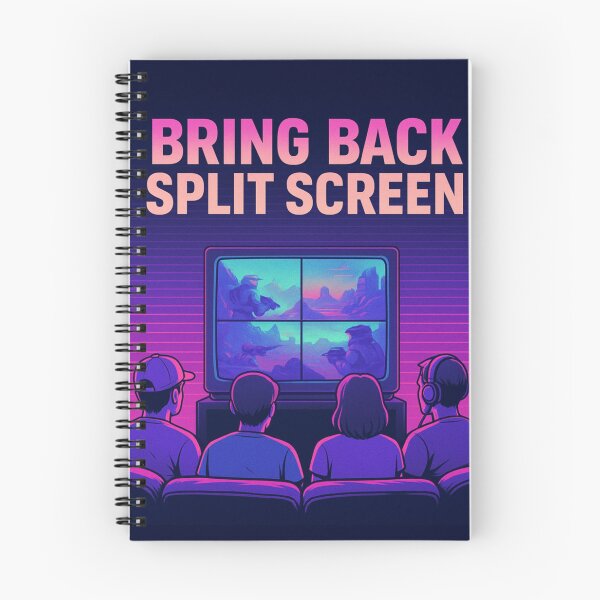 Item preview, Bring Back Split Screen – Retro Gaming LAN Party Art designed and sold by LAN-Lord.
