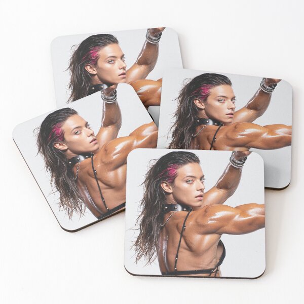 Item preview, Fit gym model woman posing with arms up designed and sold by Vintage Designs +.