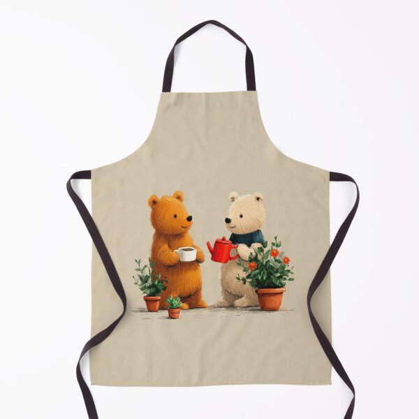 Item preview, Bears in Bloom with Tea and Watering Can designed and sold by Magical Art Store.