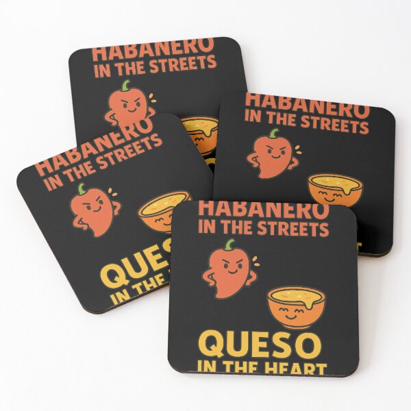 Item preview, Habanero in the Streets, Queso in the Heart | Spicy Foodie Humor designed and sold by astersgraphics.