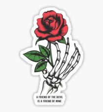 A Friend of the Devil Sticker