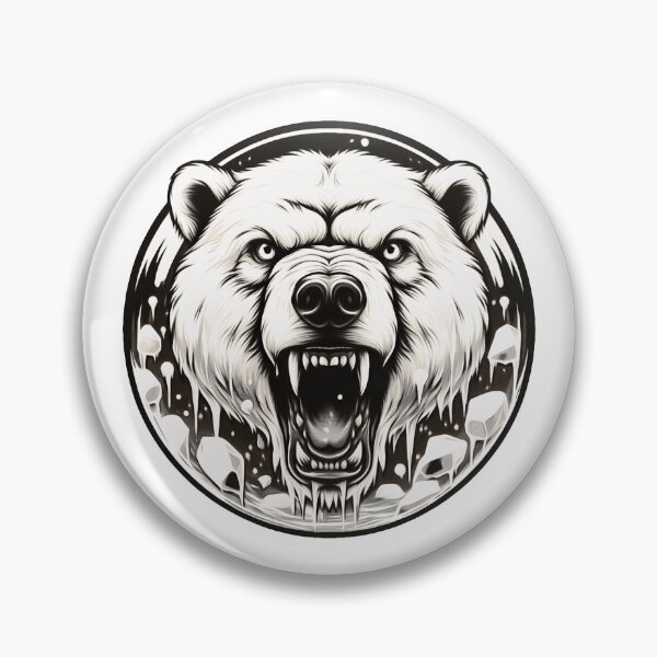 Item preview, Raging polar bear designed and sold by Telrandir.