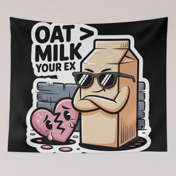 Item preview, Oat milk > your ex - broken heart designed and sold by DamioPolArt.