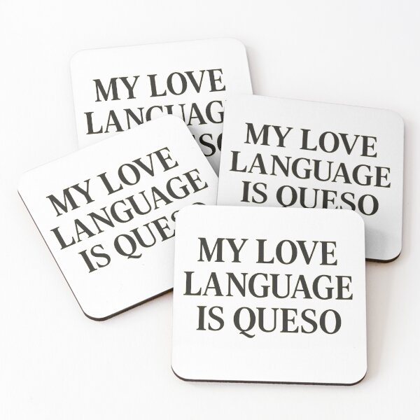 Item preview, My Love Language Is Queso | Funny Food & Romance Design designed and sold by astersgraphics.